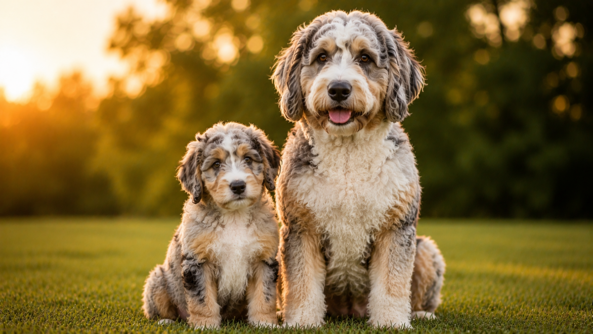 Aussiedoodle puppy