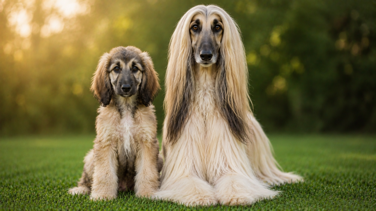 Afghan Hound puppy