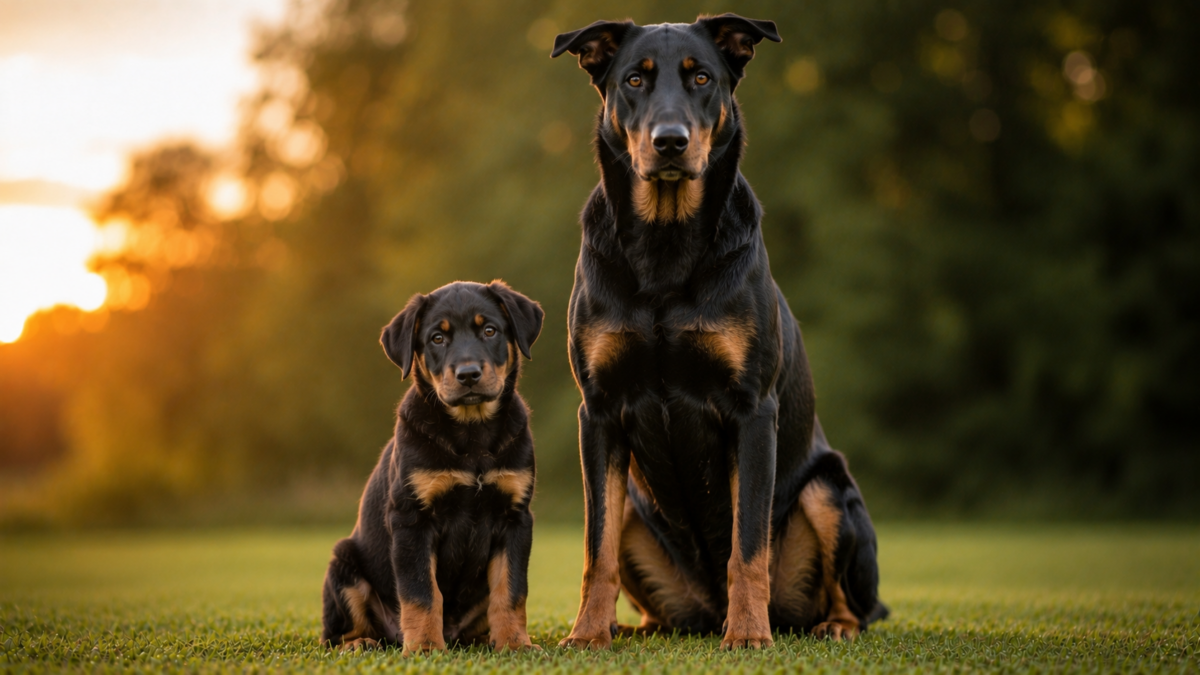 Beauceron puppy