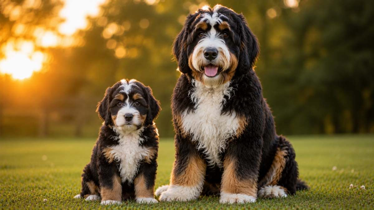Bernedoodles puppy