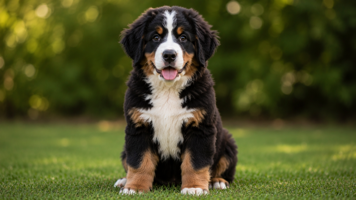 Bernese Mountain Dog puppy