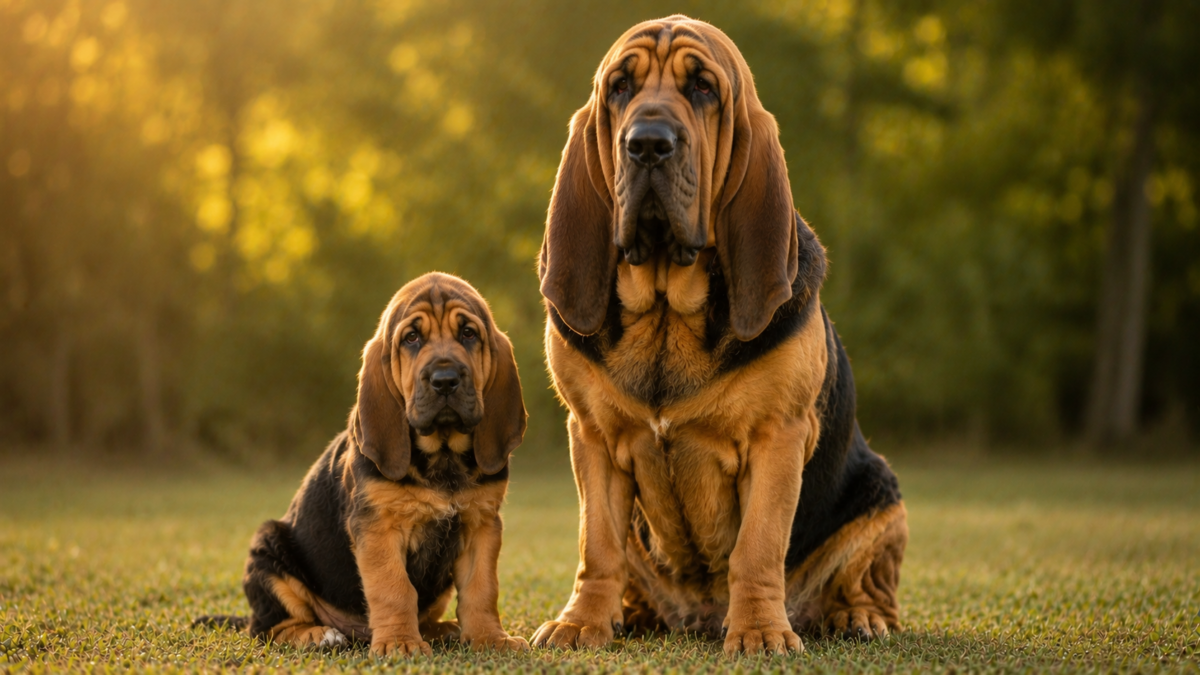 Bloodhound puppy