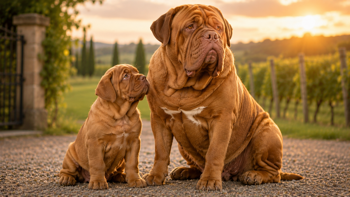 Dogue de Bordeaux puppy
