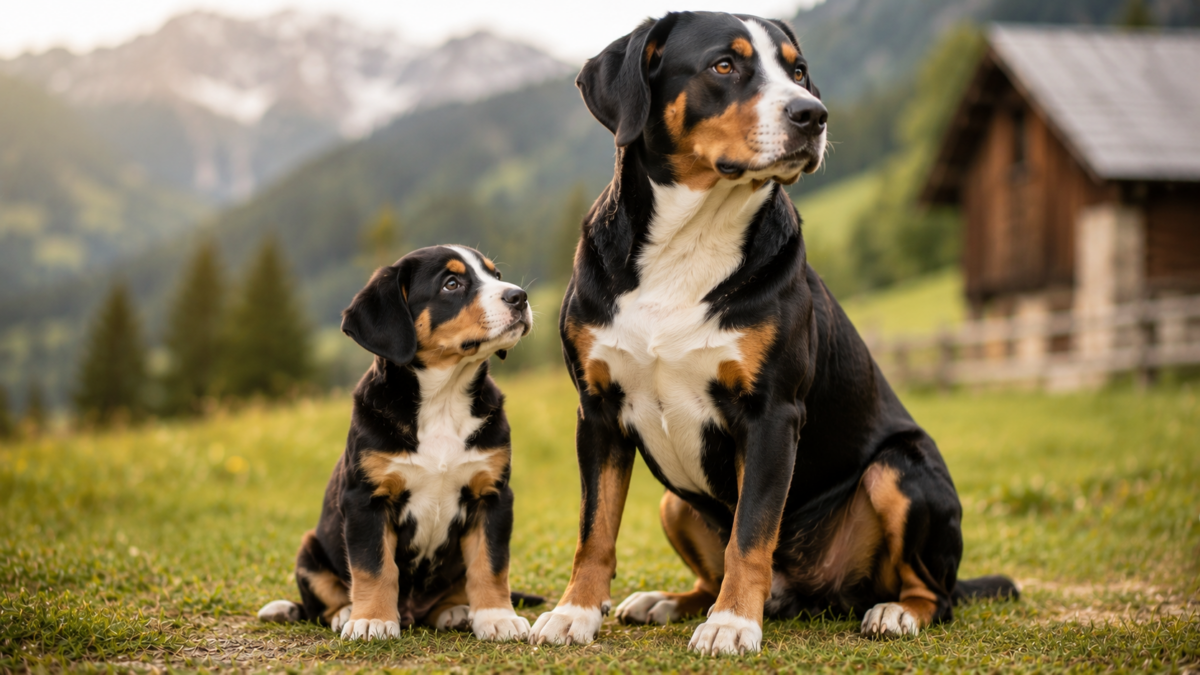 Entlebucher Sennenhund puppy