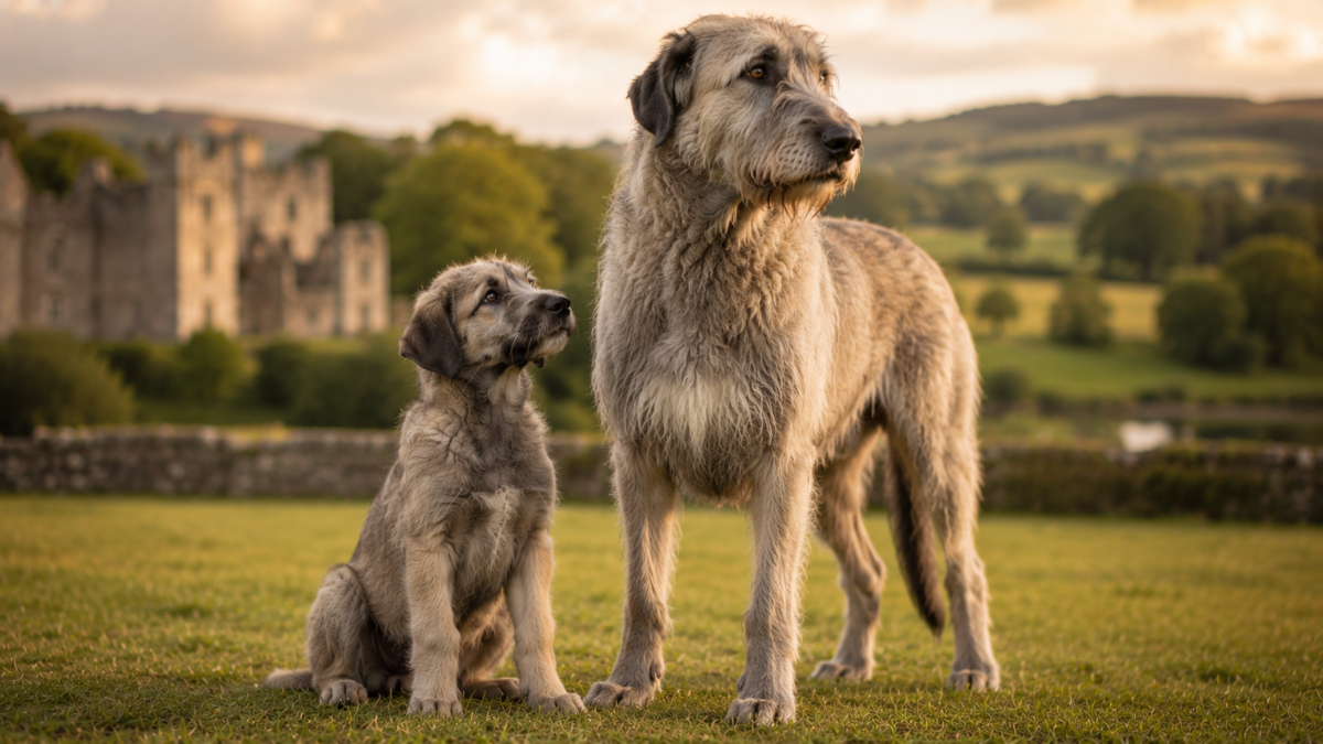 Irish Wolfhound puppy