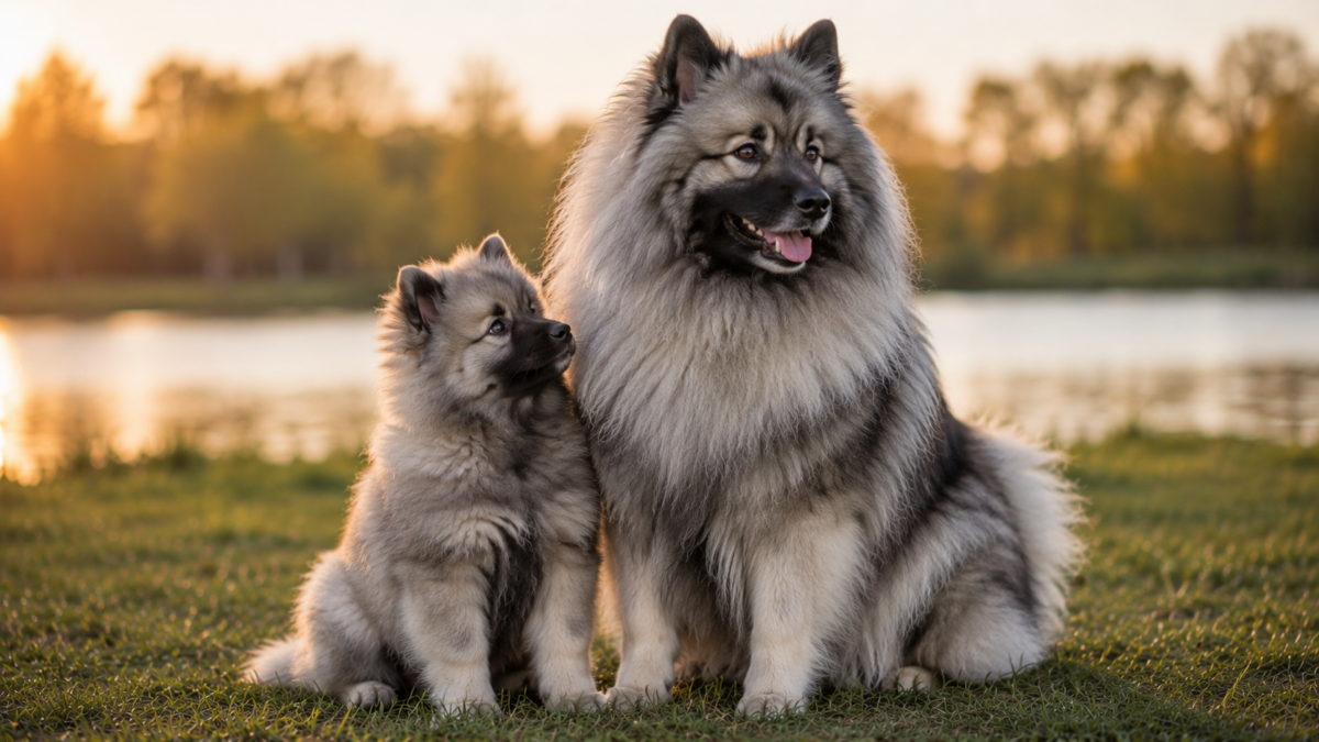 Keeshond puppy