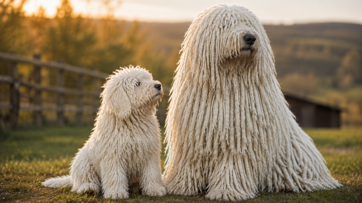 Komondor puppy