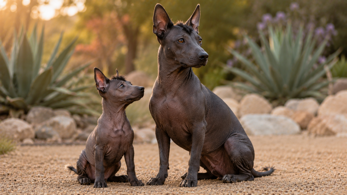 Mexican Hairless puppy
