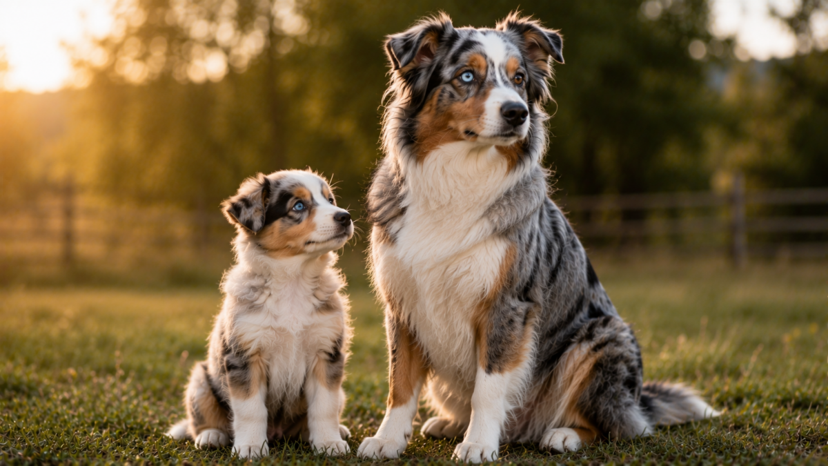 Mini American Shepherd Puppies puppy