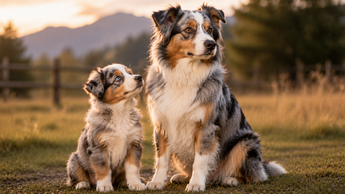 Miniature Australian Shepherd puppy