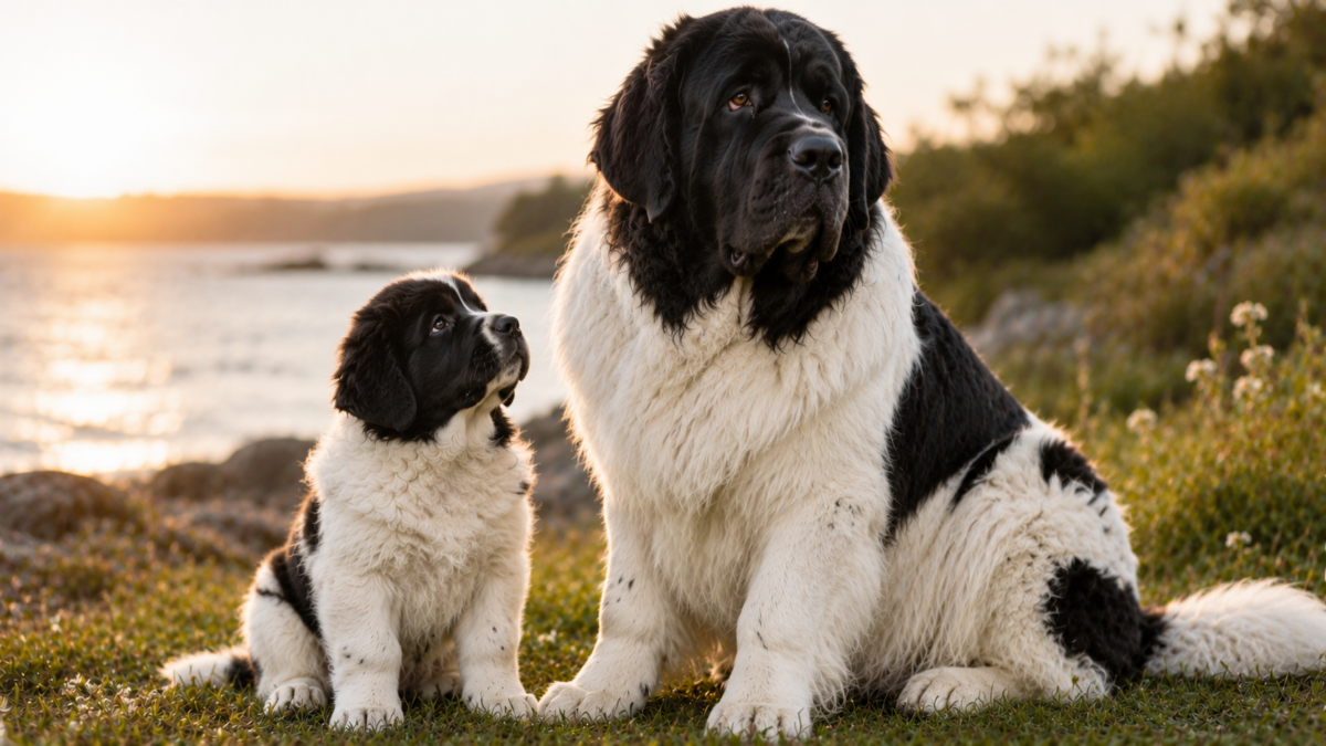 Newfoundland (Landseer) puppy