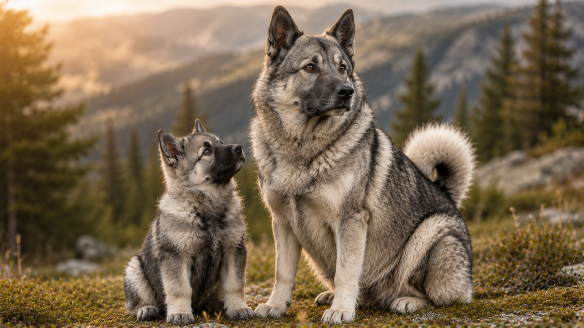 Norwegian Elkhound puppy