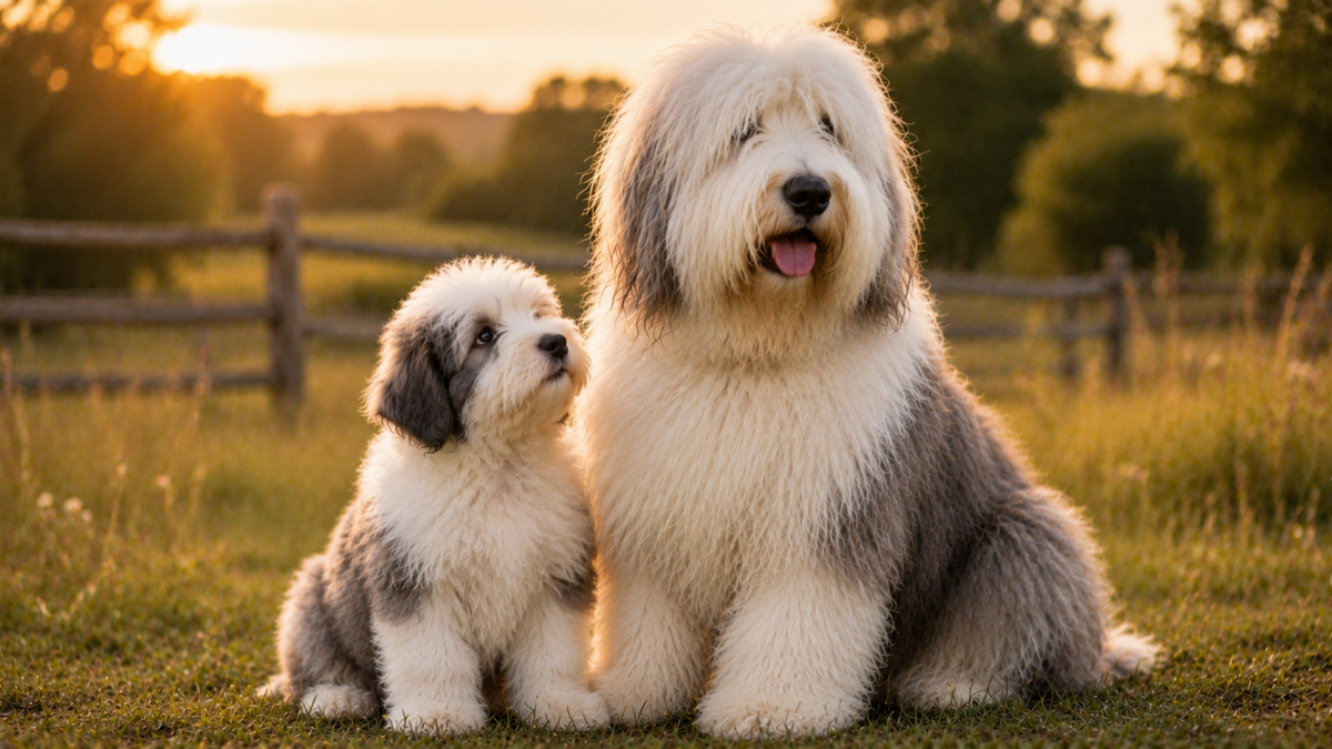 Old English Sheepdog puppy