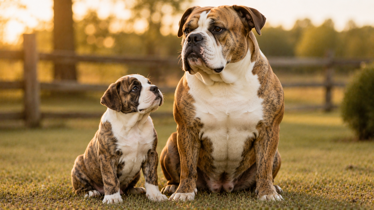 Olde English Bulldogges puppy