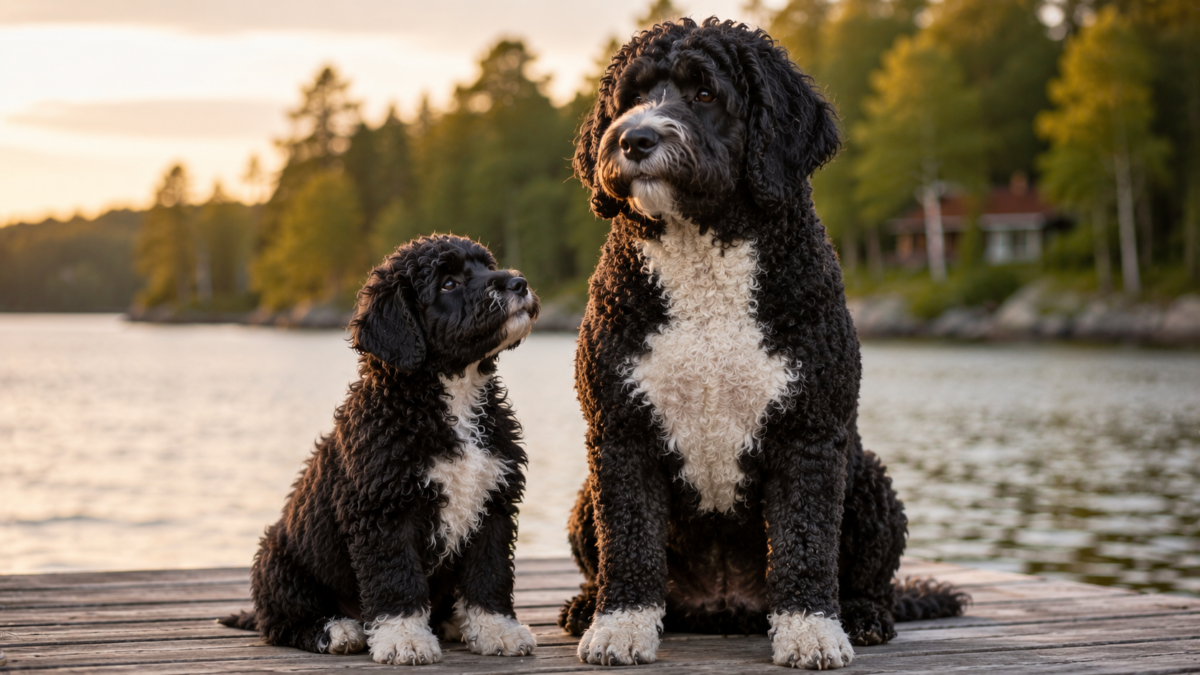Portuguese Water Dog puppy