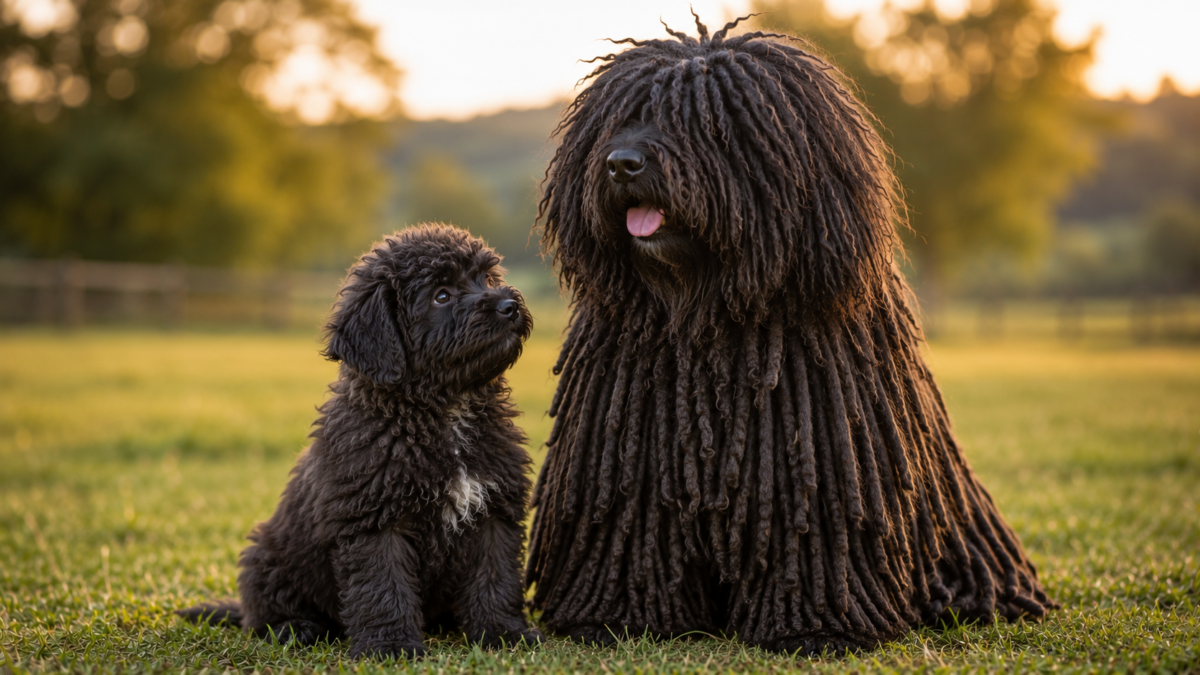 Puli puppy