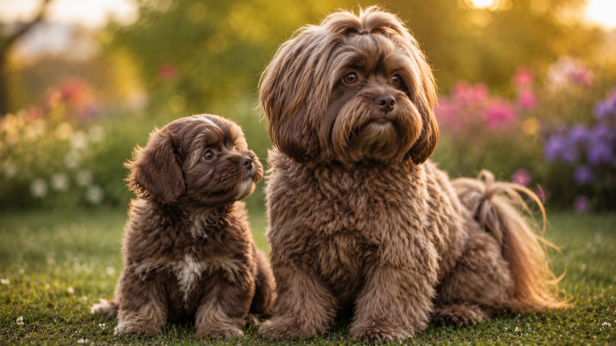 Russian Tsvetnaya Bolonka puppy