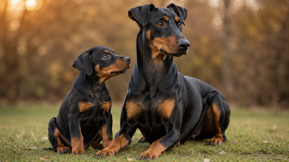 Standard Manchester Terriers puppy