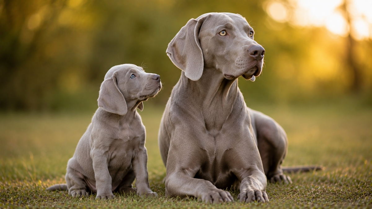 Weimaraner puppy