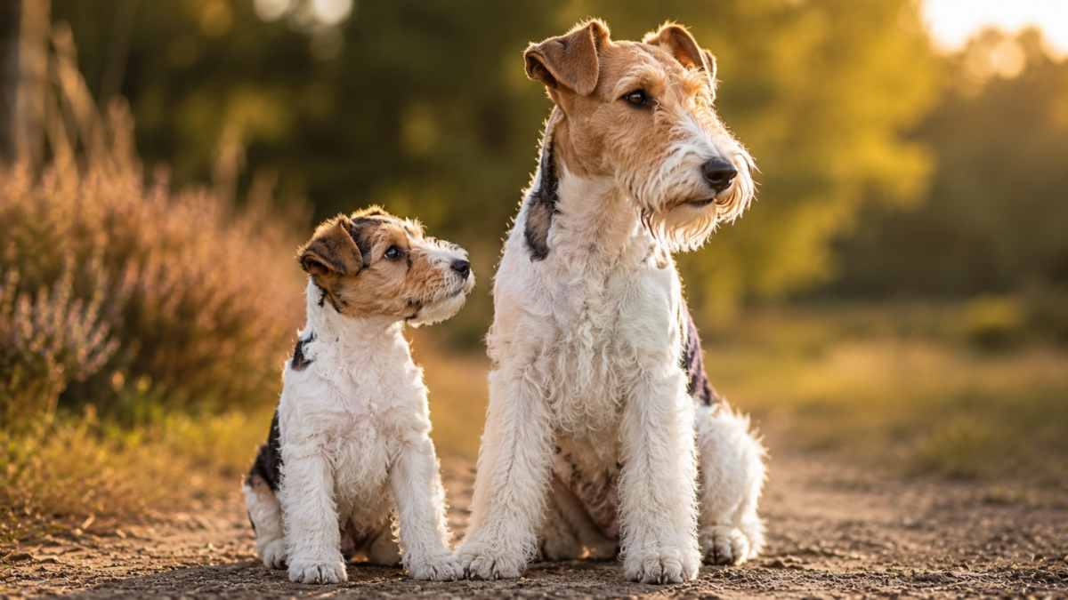 Wirehaired Fox Terrier puppy
