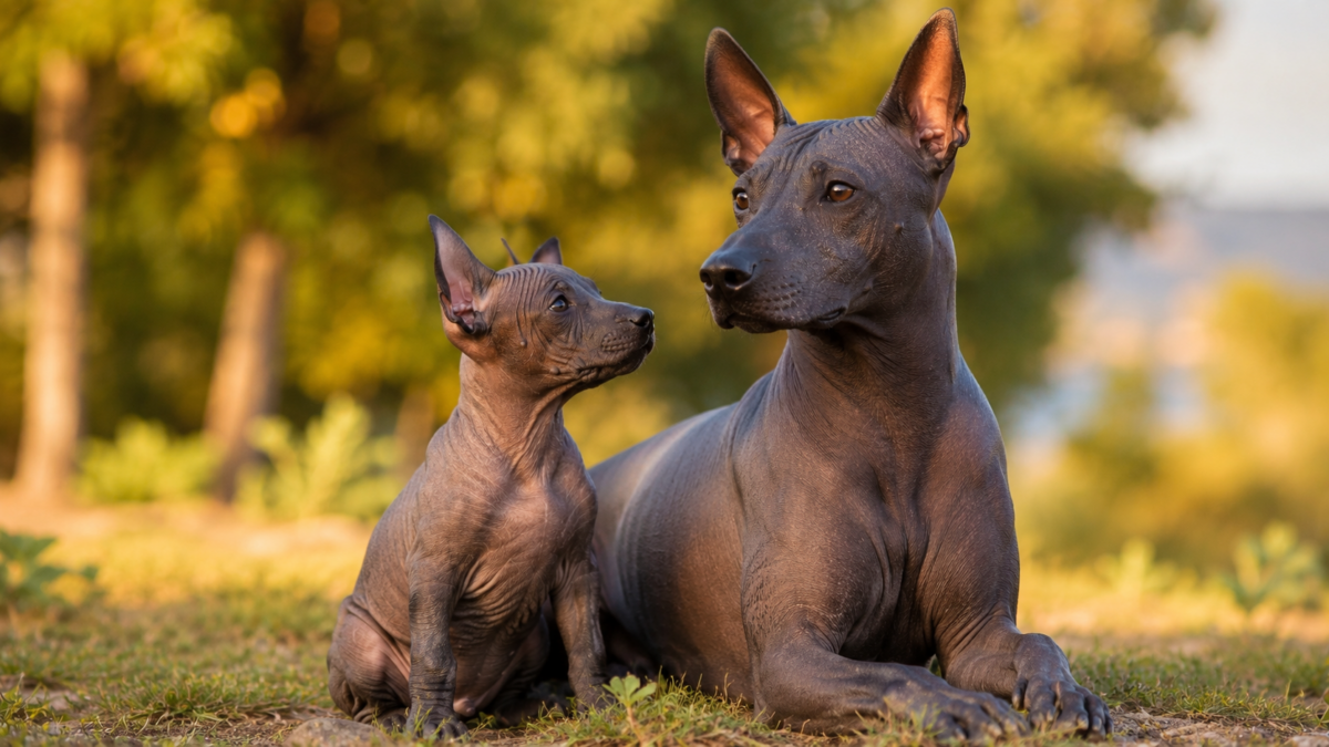 Xoloitzcuintle puppy