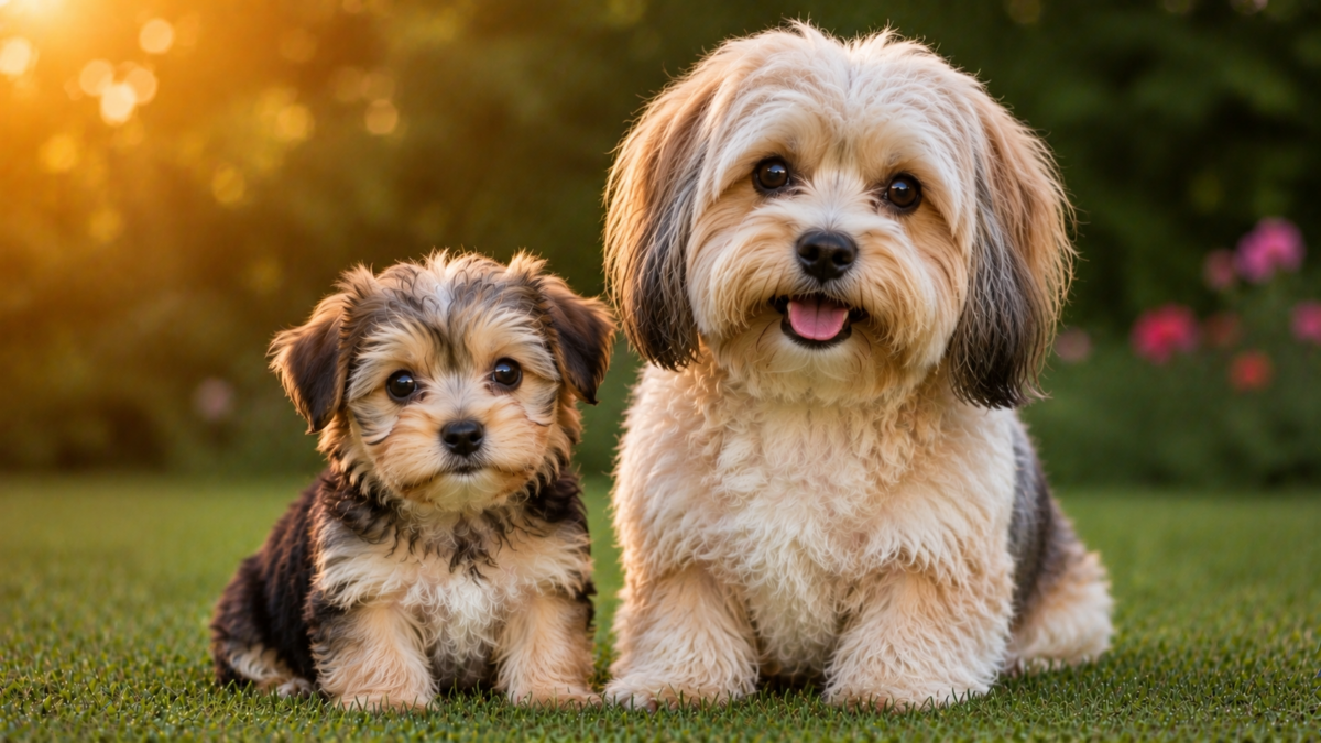 Yorkie-chon puppy